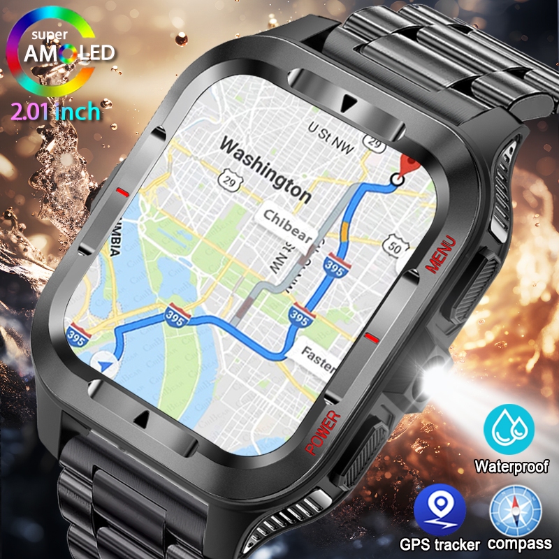 Smartwatch New Watches 2025 - Military New GPS Sports Smart Watch