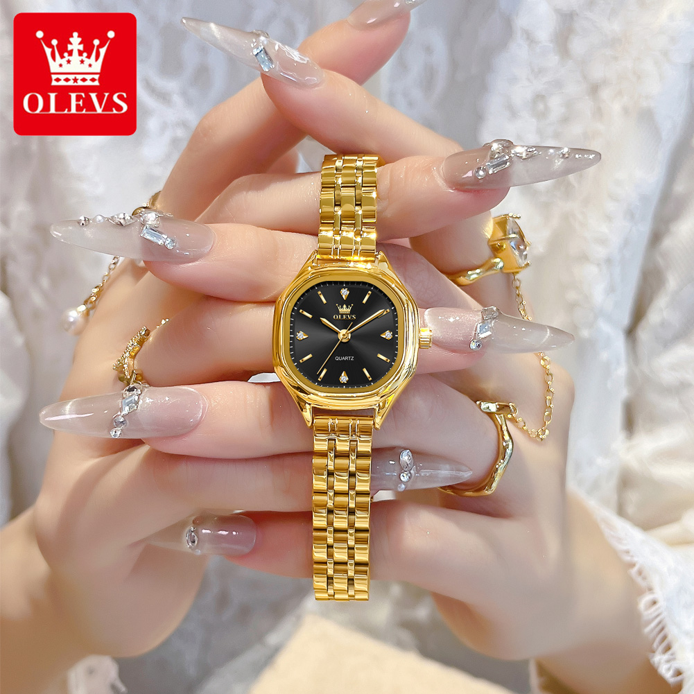 Ladies Fashion Watch - OLEVS 5888 Ladies Watches Gold Original