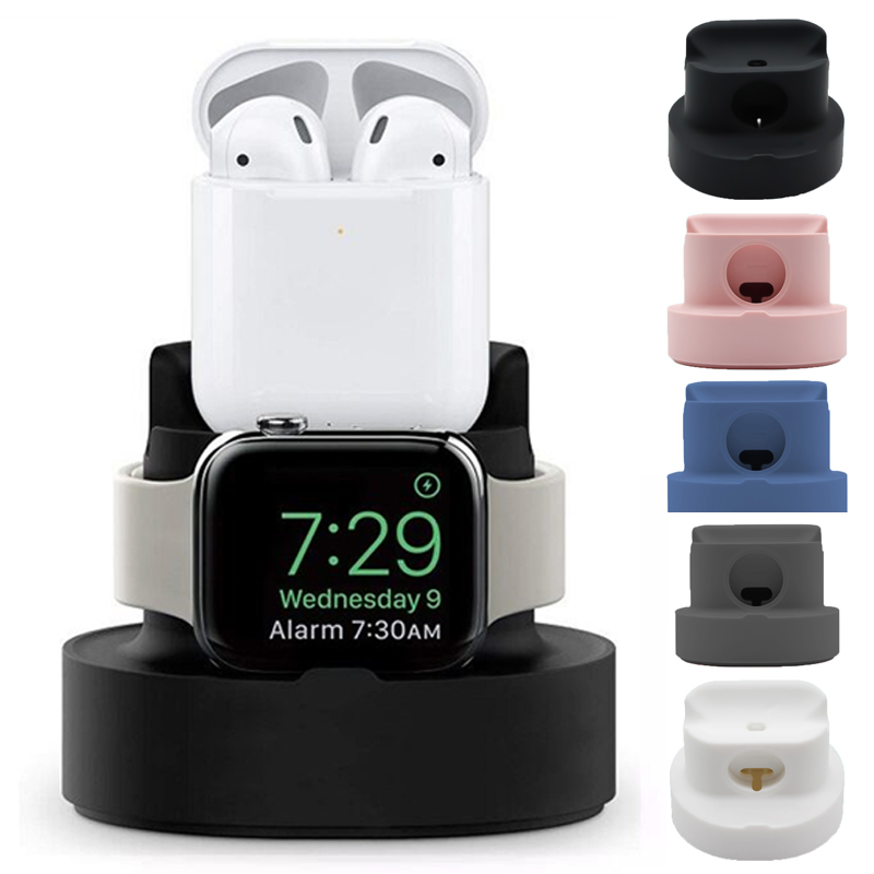 Smartwatch Watches Compatible With Iphone - 2 in 1 Silicone Charging Stand
