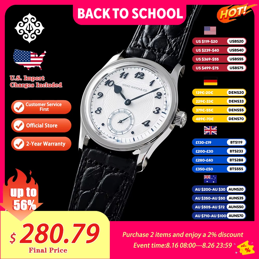 Smartwatch Imported Watches For Men - IX&DAO IPOSE 2026 New 36MM Men's