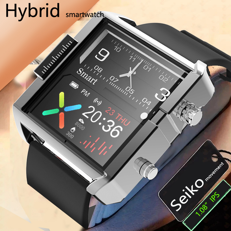 Altimeter Compass Watch - T9 Hybrid Smartwatch Heart Rate Blood
