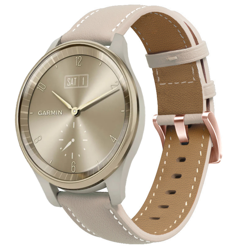 Smartwatch Trending Watches For Women - 20mm Leather Band For Garmin Vivomove