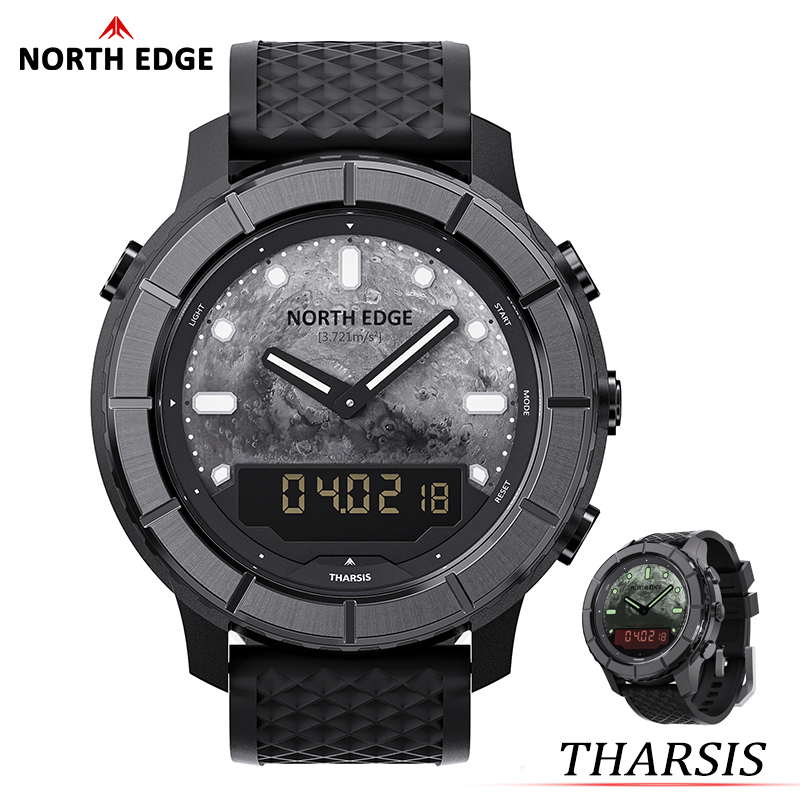 Altimeter Compass Watch - NORTH EDGE 2026 THARSIS Men‘s Carbon