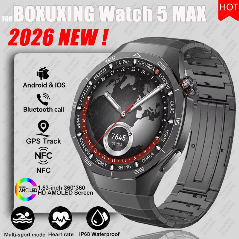 Smartwatch Watches For Women With Gps - 2026 New BOXUXING Watch 5 MAX