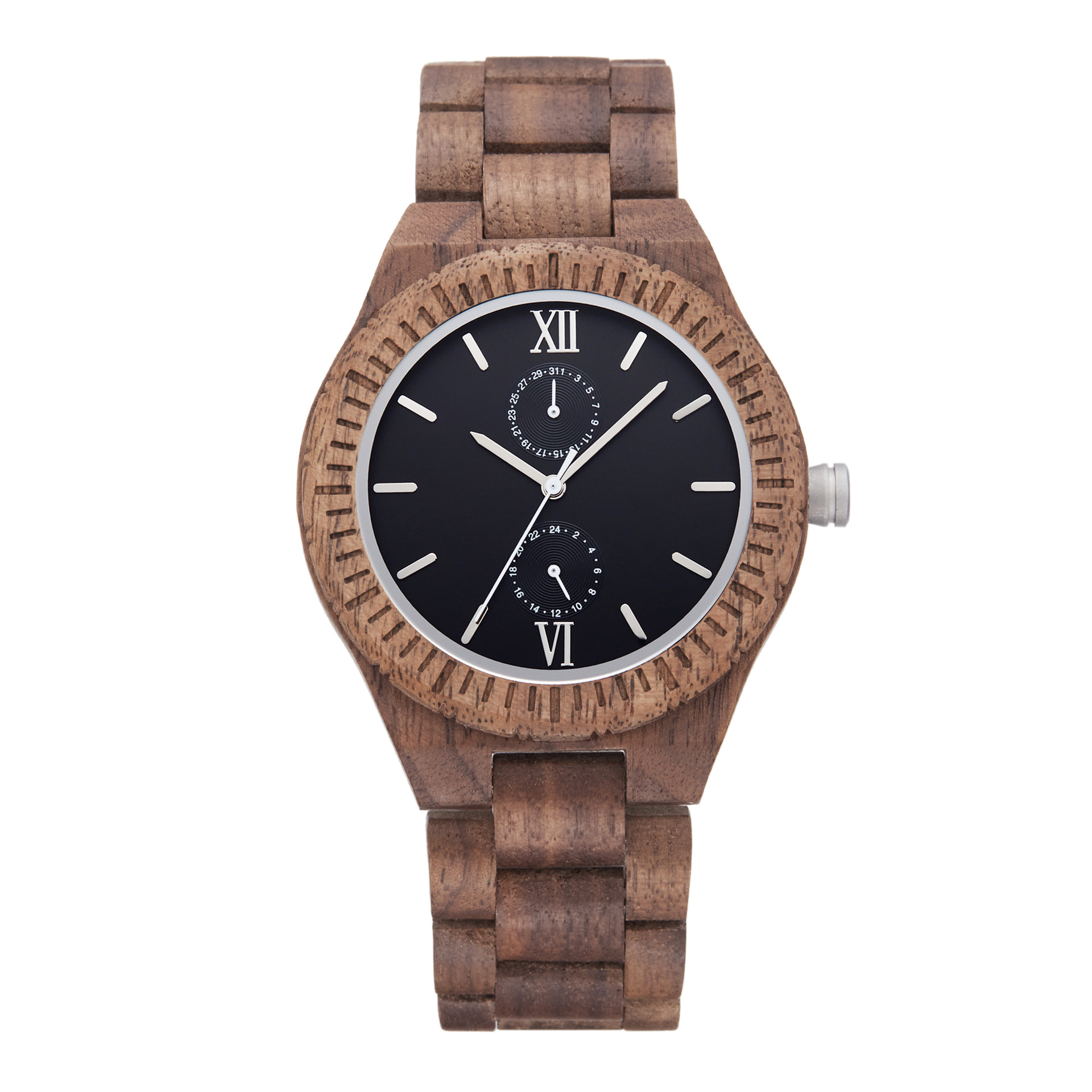 Men’s Multifunctional Wooden W - Smartwatch Imported Watches For Men review and price