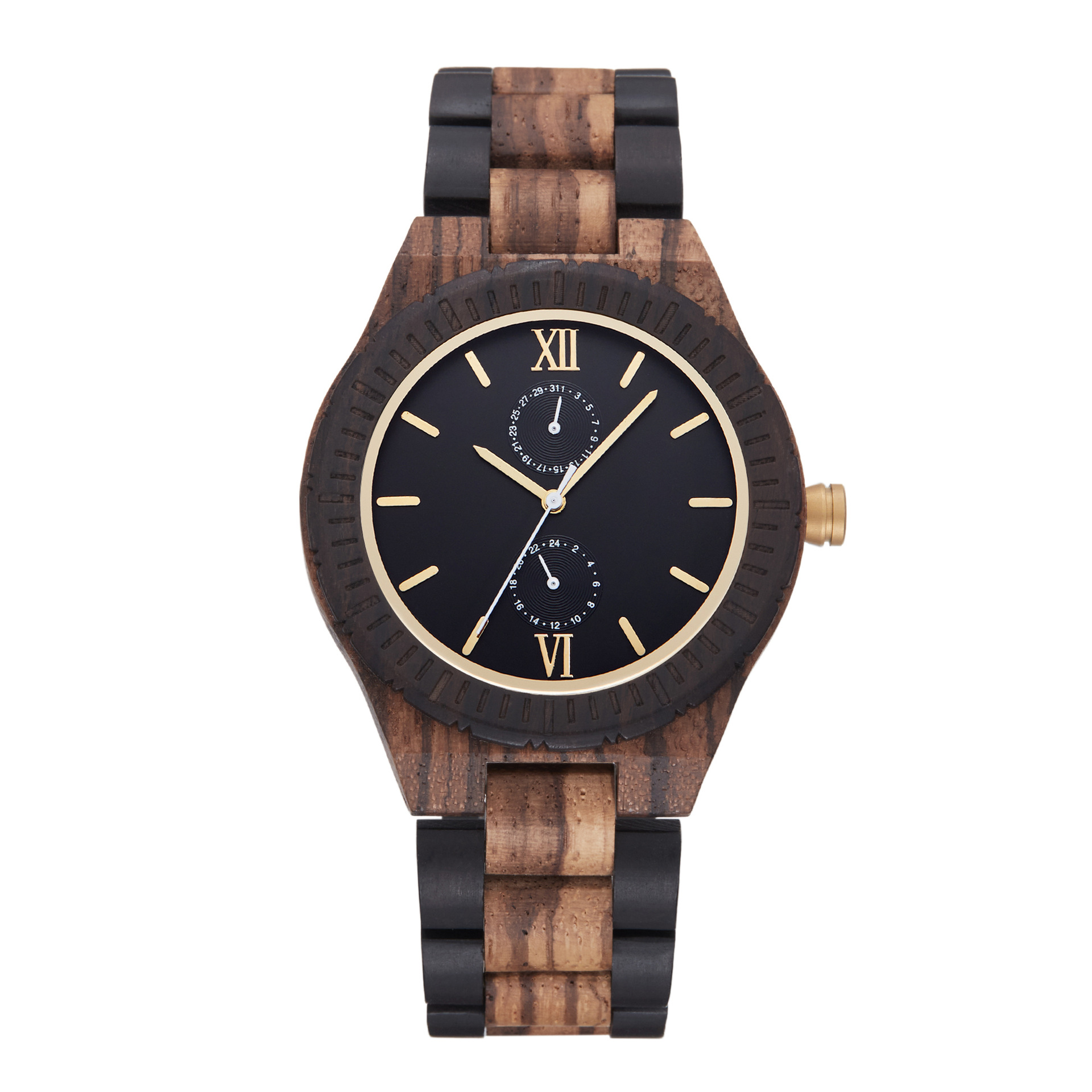 Men’s Multifunctional Wooden W - Smartwatch Imported Watches For Men review and price