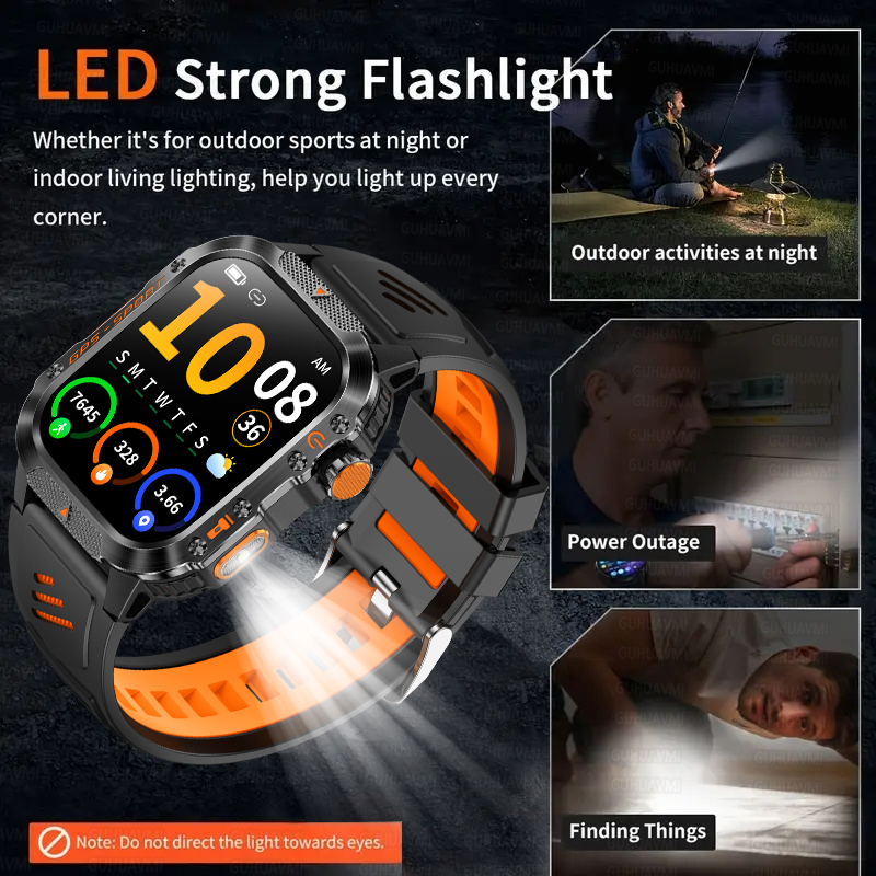 2025 New Military Smart Watch  - Altimeter Compass Watch review and price
