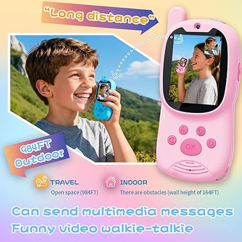 Walkie Talkies Cute 2Pack Rech - Smartwatch Watches Gift For Boys review and price