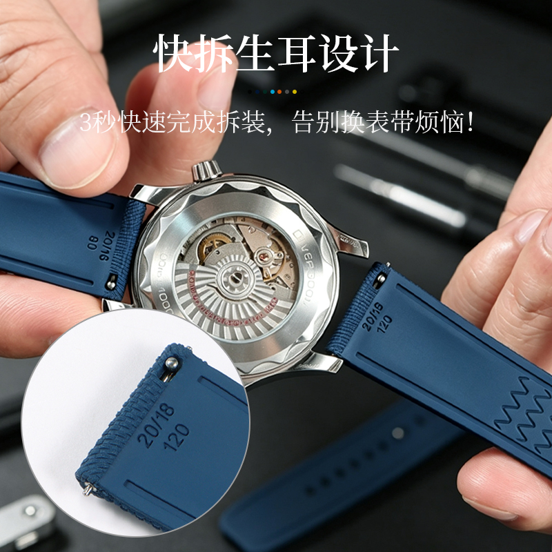 Nylon‑Texture FKM Fluororubber - Audemars Piguet Watch Code 11.59 review and price