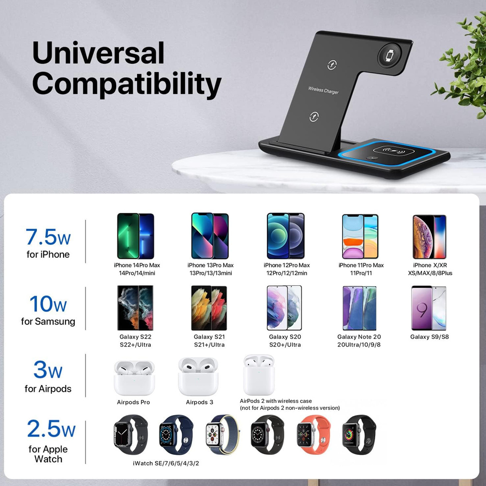 Wireless Charger Holder Stand  - Smartwatch Watches Compatible With Iphone review and price