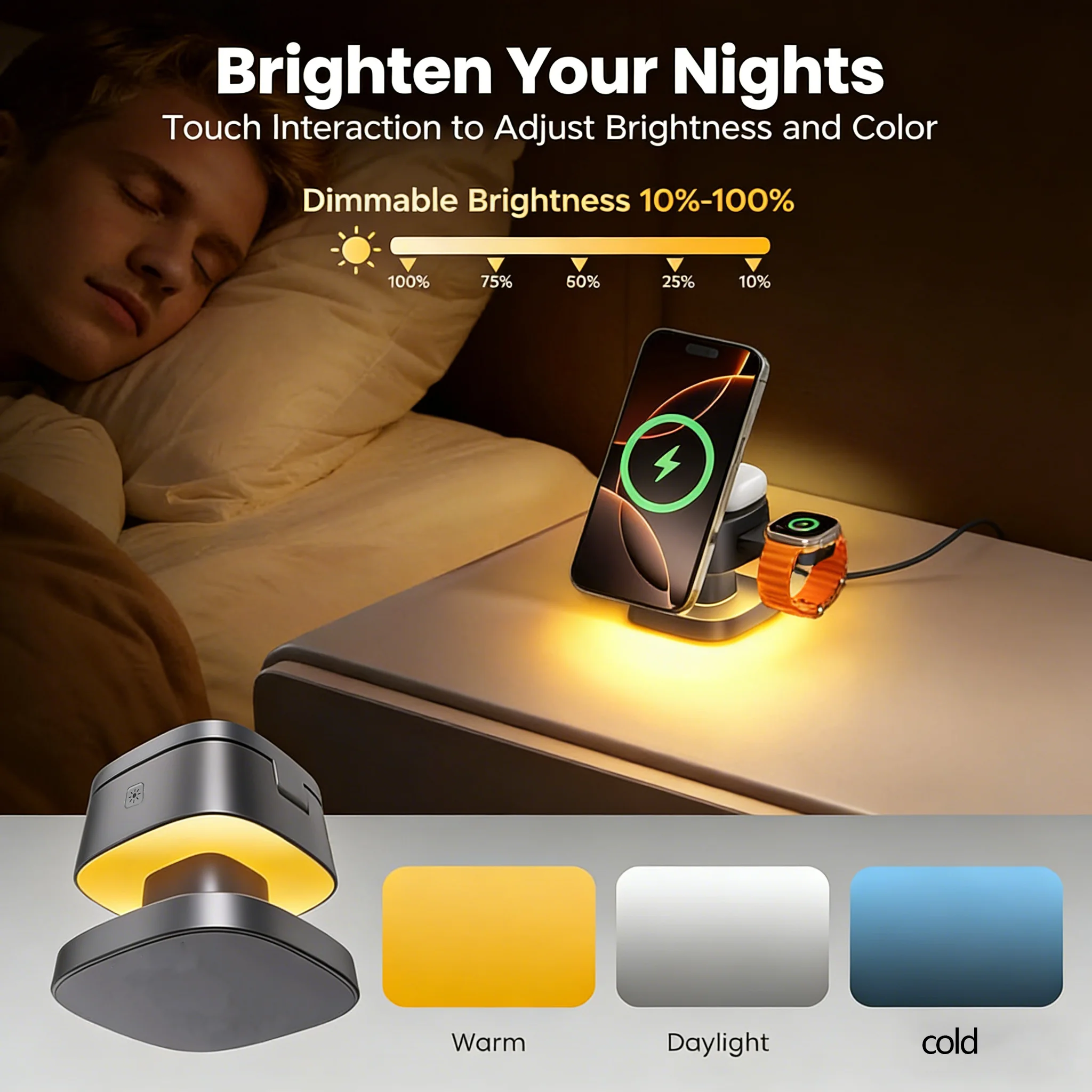TIMESS Night Light Mashroom Wi - Smartwatch Watches Compatible With Iphone review and price