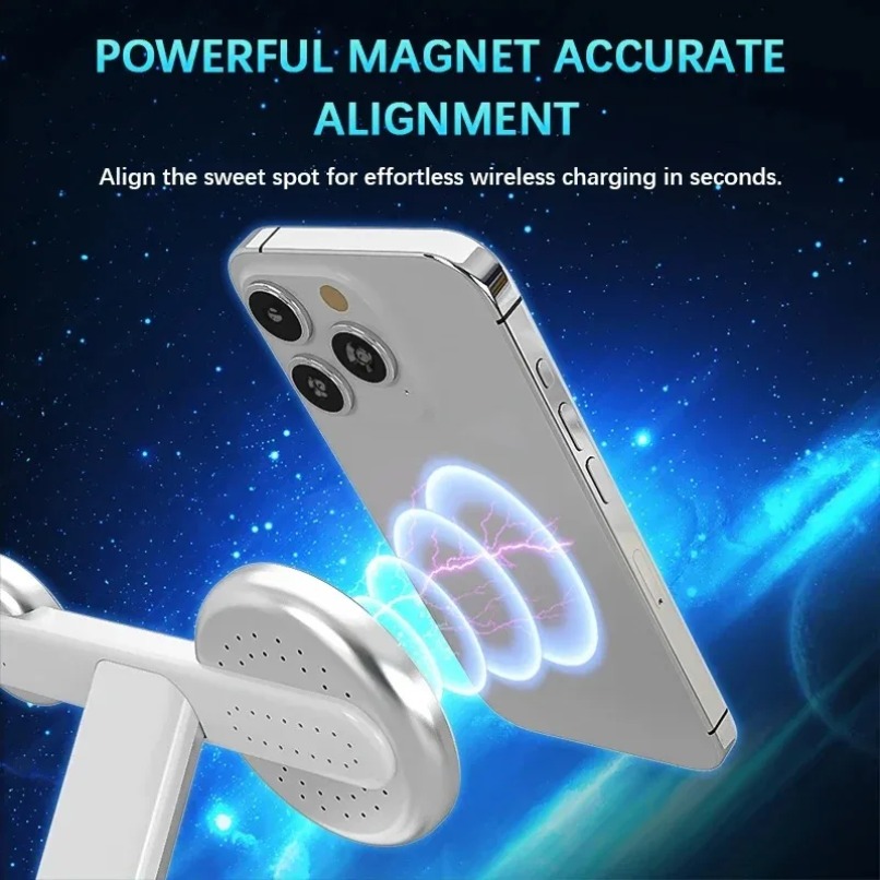 3 in 1 Wireless Charger Stand  - Smartwatch Watches Compatible With Iphone review and price