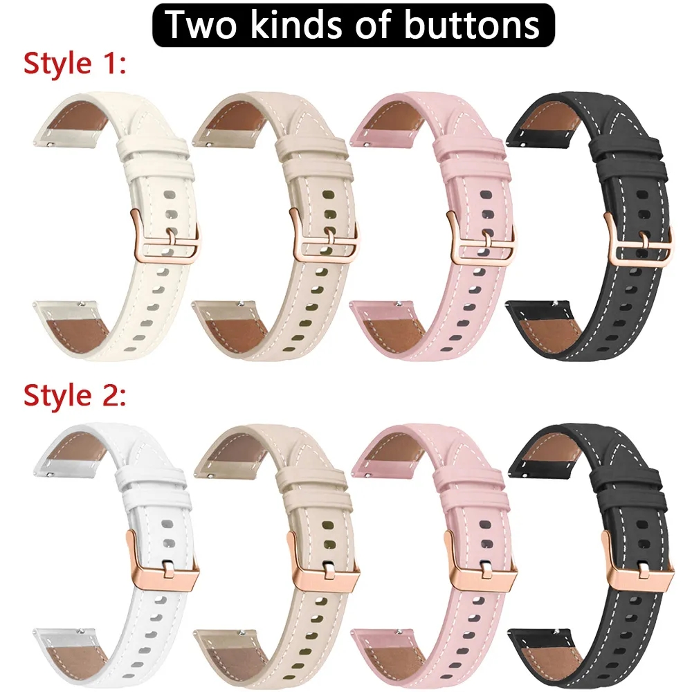 Women Girl Leather Band 20mm F - Smartwatch Trending Watches For Women review and price