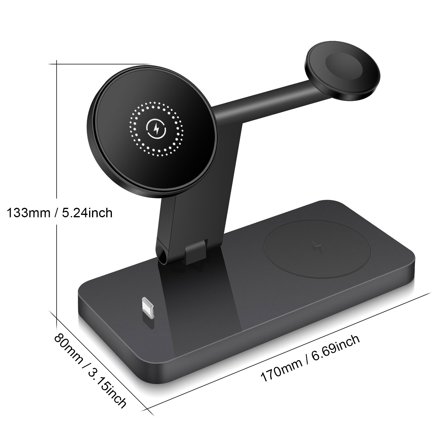 4 in 1 Magnetic Wireless Charg - Smartwatch Watches Compatible With Iphone review and price