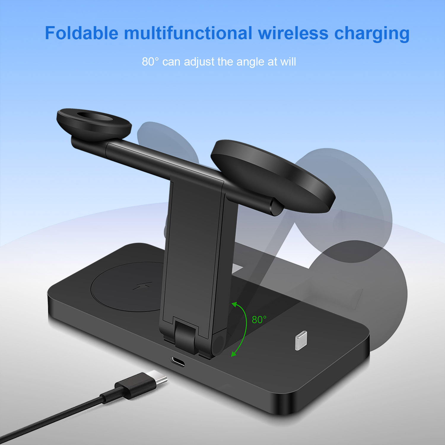 4 in 1 Magnetic Wireless Charg - Smartwatch Watches Compatible With Iphone review and price