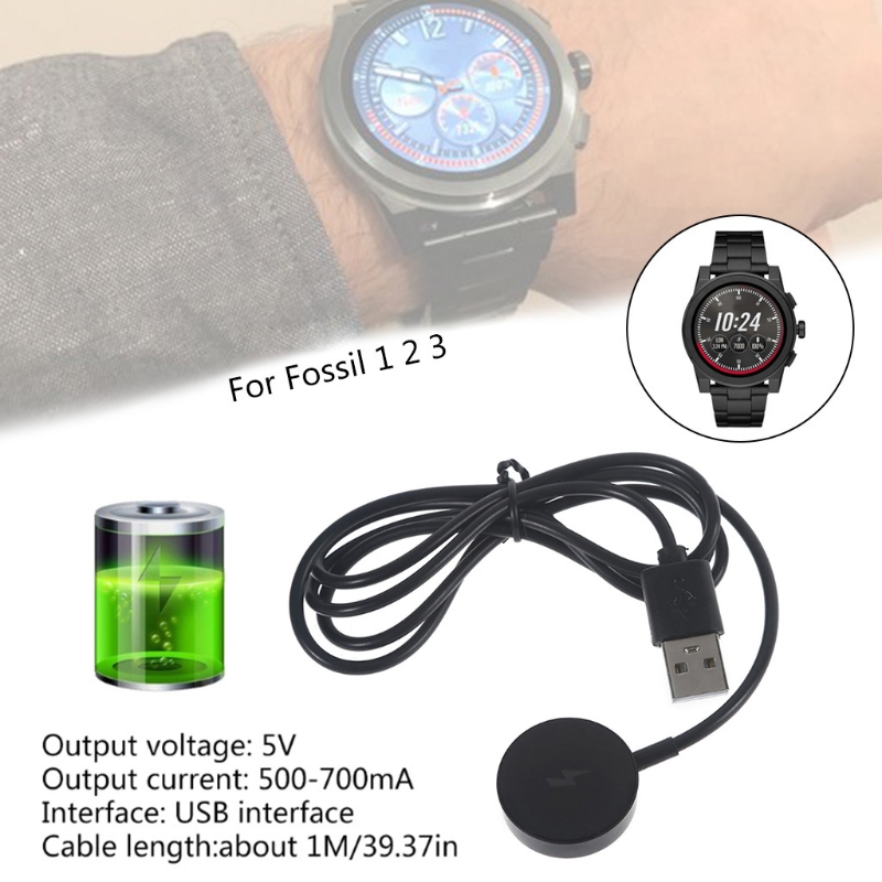 USB Watch Charger Adapter Smar - Fossil Watches Smartwatch Gen 3 review and price