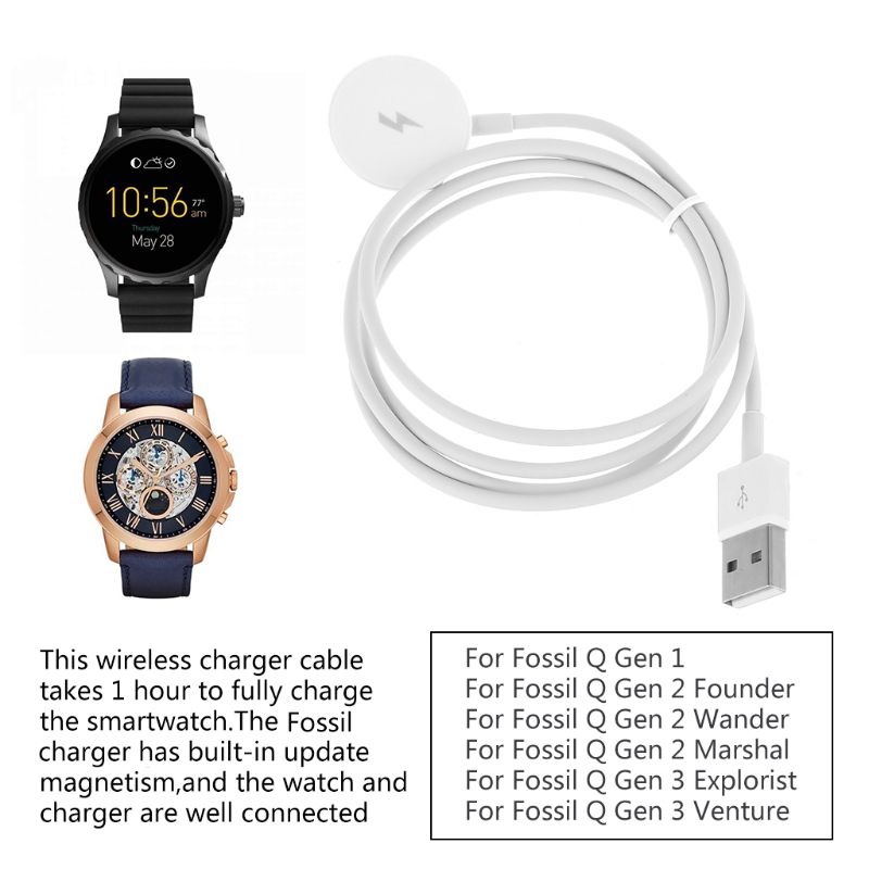 USB Watch Charger Adapter Smar - Fossil Watches Smartwatch Gen 3 review and price