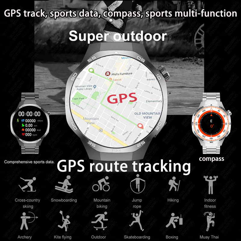 2026 New BOXUXING Watch 5 MAX  - Smartwatch Watches For Women With Gps review and price