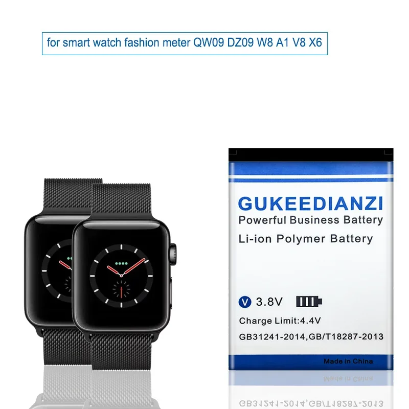 630mAh LQ-S1 Watch Battery For - Watch V8 review and price