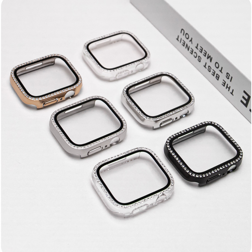 NEW Glass+Diamond Case For App - Smartwatch New Watches review and price