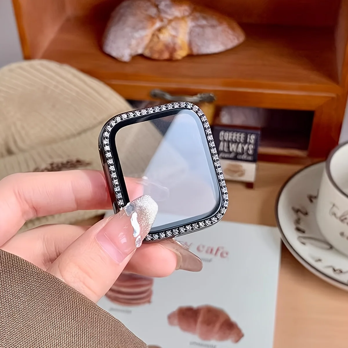 NEW Glass+Diamond Case For App - Smartwatch New Watches review and price