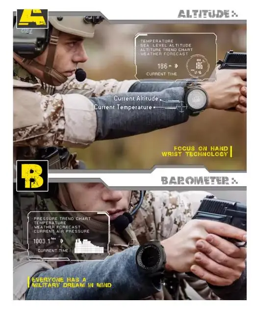 New NORTH EDGE Men's sport Dig - Altimeter Compass Watch review and price