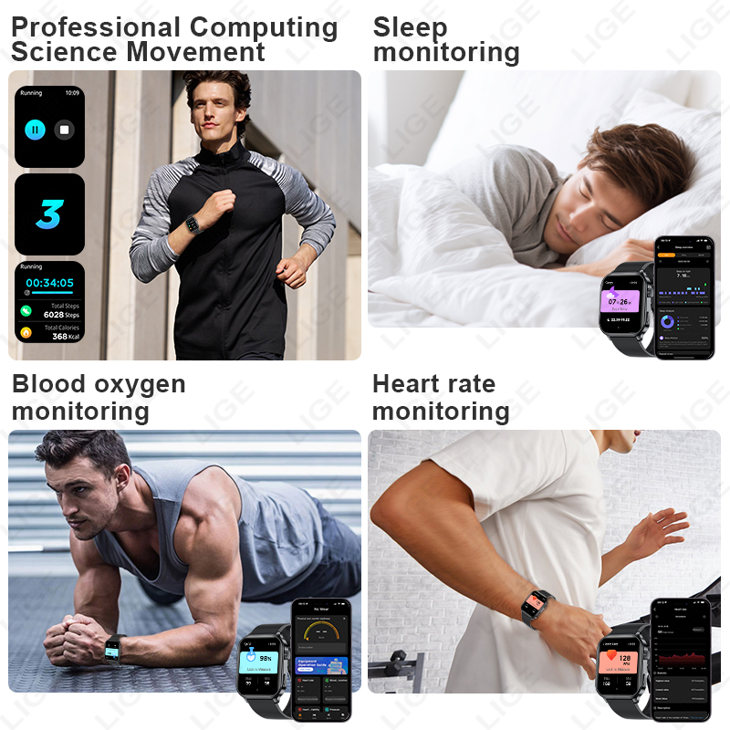 LIGE Original Brand Smart Watc - Smartwatch Watches For Women Branded review and price