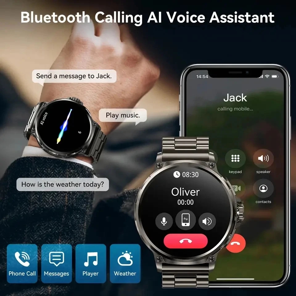 Bluetooth Call 360*360 1.85-In - Smartwatch New Watches 2025 review and price